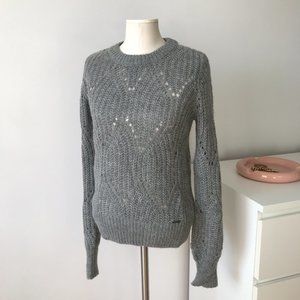 Abercrombie & Fitch Wool Grey Sweater